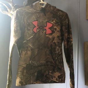Under armour camo hoodie